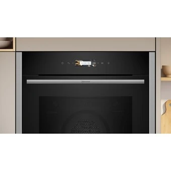 Neff B24CR71N0 - Einbaubackofen, 60 X 60 Cm, Edelstahl, Pyrolyse, EasyClean, CircoTherm 3 Neff B24CR71N0 - Einbaubackofen, 60 X 60 Cm, Edelstahl, Pyrolyse, EasyClean, CircoTherm - Image 3