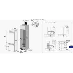 Samsung BRB2G715EWW/EG - Einbau, 177,5 Cm, 267 ℓ -Haushalt Geschäft BRB2G715EWW m