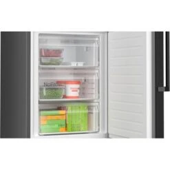 Bosch KGN39VXCT - 203 X 60 Cm, NoFrost + Vitafresh XXL, 363l Edelstahl Schwarz -Haushalt Geschäft BoschKGN39VXCT 5
