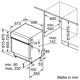 Constructa CG5IS01ITD - Teilintegrierter Geschirrspüler, 60 Cm 5 Constructa CG5IS01ITD - Teilintegrierter Geschirrspüler, 60 Cm - Image 5