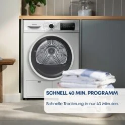 Constructa CWK3M202 - Wärmepumpentrockner, 9kg, Kondensat-Ablaufgarnitur -Haushalt Geschäft CWK3M202 3