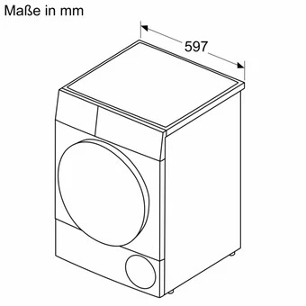 Constructa CWP6G400 - KONDENSATIONS-TROCKNER, 8 KG 3 Constructa CWP6G400 - KONDENSATIONS-TROCKNER, 8 KG - Image 3