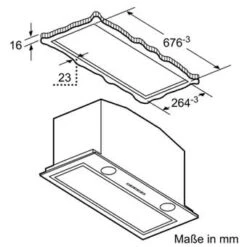 Neff D57ML66N1 - LÜFTERBAUSTEIN, 70 CM, EDELSTAHL -Haushalt Geschäft D57ML66N0 2