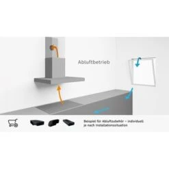 Bosch DFS067K51- Flachschirmhaube, 60cm, Edelstahl -Haushalt Geschäft DFS067K51 8