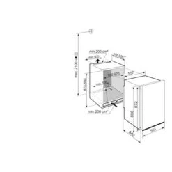 Liebherr DRe 3901 Pure Dekorfähiger Kühlschrank -Haushalt Geschäft DRe3900 m