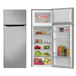 Amica DT 374 170 E - Kühl-/Gefrierkombination, 144 Cm, Edelstahloptik