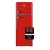 Amica DTR 374 190 R - Kühl-/Gefrierkombination, 144 Cm Höhe, Chili Red