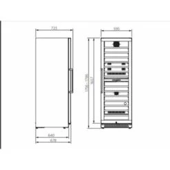 Dometic D154F - Integrierter Weinkühlschrank Mit 2 Zonen, 154 Flaschen 15 Dometic D154F - Integrierter Weinkühlschrank Mit 2 Zonen, 154 Flaschen -Haushalt Geschäft DometicC154F 3