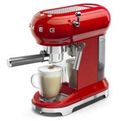 Smeg ECF01RDEU (Siebträger-Kaffeemaschine, Rot) -Haushalt Geschäft ECF01RDEU 2