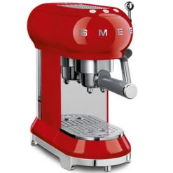 Smeg ECF01RDEU (Siebträger-Kaffeemaschine, Rot)