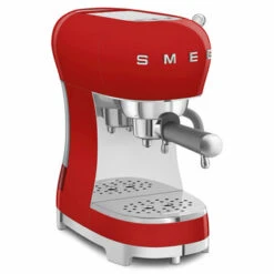 Smeg ECF02RDEU - Espressomaschine Mit Siebträger, Rot -Haushalt Geschäft ECF02RDEU 2