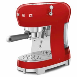 Smeg ECF02RDEU - Espressomaschine Mit Siebträger, Rot -Haushalt Geschäft ECF02RDEU 3