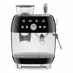 Smeg EGF03BLEU - Espressomaschine Mit Mahlwerk Im 50's Style, Schwarz
