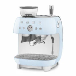 Smeg EGF03PBEU - Espressomaschine Mit Mahlwerk Im 50's Style, Pastellblau -Haushalt Geschäft EGF03PBEU 3