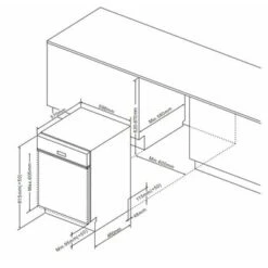 Amica EGSP 566 101 E - Einbau-Geschirrspüler, Integriert, 60 Cm -Haushalt Geschäft EGSP566101E m