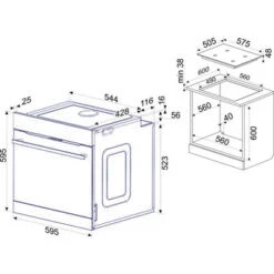 Amica EHCX 934 600 E - Herd-Set, Glaskeramik-Kochfeld -Haushalt Geschäft EHCX934600E m 1