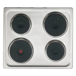 Amica EHE 932 000 W - Weißes Herd-Set Mit Edelstahlkochfeld