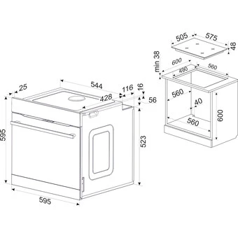 Amica EHIX 933 133 S (Set Aus E-Herd + Kochfeld Induktion) 2 Amica EHIX 933 133 S (Set Aus E-Herd + Kochfeld Induktion) - Image 2