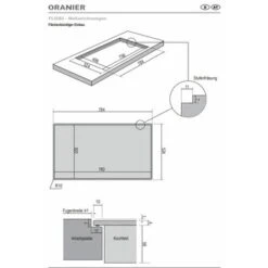 Oranier FLI 680 - Flächeninduktionskochfeld, 80cm -Haushalt Geschäft FLI680 2