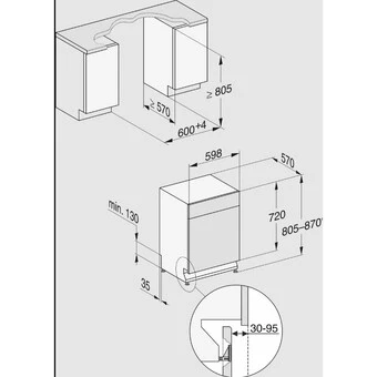 Miele G 5110 SCU Edelstahl Active - Unterbaugeschirrspüler, 60cm 5 Miele G 5110 SCU Edelstahl Active - Unterbaugeschirrspüler, 60cm - Image 5