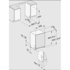 Miele G 5155 SCVi XXL Active Edelstahl - Vollintegrierter Geschirrspüler, Besteckschublade, 60cm -Haushalt Geschäft G5155SCVIXXL