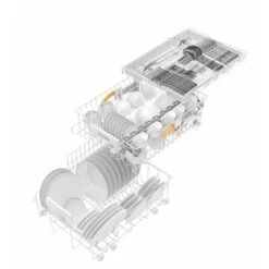 Miele G 5540 SCU SL Edelstahl/Cleansteel, Besteckschublade - Geschirrspüler 45cm -Haushalt Geschäft G5540SCUed 1