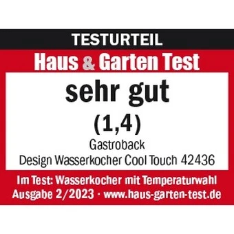 Gastroback DESIGN WASSERKOCHER COOL TOUCH (Art.-Nr.: 42436) 2 Gastroback DESIGN WASSERKOCHER COOL TOUCH (Art.-Nr.: 42436) - Image 2