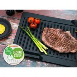 Silverline GRP 100 - Grillplatte, Gusseisen, Induktionsgeeignet -Haushalt Geschäft GRP100 2