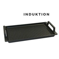 Lieblingspfanne Grillplatte 41 X 24cm Mit Seitengriffen, INDUKTION Aluminium Guss Antihaft