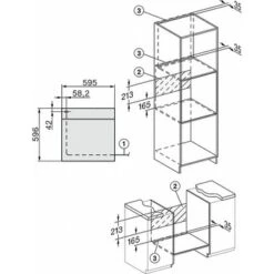 Miele H 2760-2 B PIZZAPLUS - Edelstahl, Versenkknebel, PerfectClean, FlexiClip-Vollauszug -Haushalt Geschäft H2265 1B m1