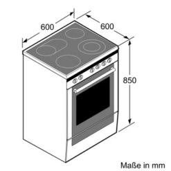 Siemens HK5P00020 (Elektro-Standherd 60cm) -Haushalt Geschäft HK5P00020 m
