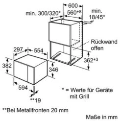 Bosch BFR634GS1 - Einbau-Mikrowelle, Edelstahl 5 Bosch BFR634GS1 - Einbau-Mikrowelle, Edelstahl -Haushalt Geschäft HMT75M624 EBZ