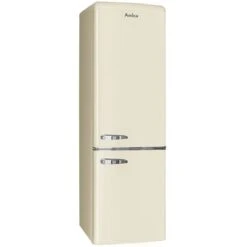 Amica KGCR 387 102 B - Retro Design, Beige