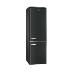 Amica KGCR 387 100 MS - Retro Design, Matt-schwarz