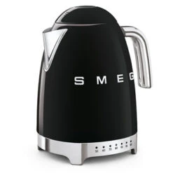 Smeg KLF04BLEU - Schwarz - Wasserkocher 50's Style