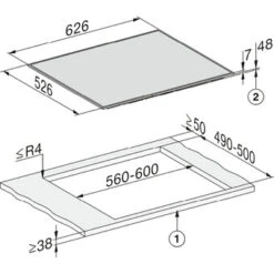Miele KM 7061 FR (Herdgesteuertes Induktionskochfeld) -Haushalt Geschäft KM7061FR m1