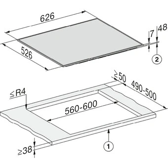 Miele KM 7062 FR (Herdgesteuertes Induktionskochfeld) 4 Miele KM 7062 FR (Herdgesteuertes Induktionskochfeld) - Image 4