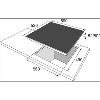 Amica KMG 734 000 E - Autarkes GASKOCHFELD AUF STAHL, 60 Cm 2 Amica KMG 734 000 E - Autarkes GASKOCHFELD AUF STAHL, 60 Cm - Image 2