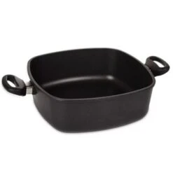 Lieblingspfanne Bratentopf 28x28cm Eckig Aluminium Guss Antihaft Hoher Rand 10 Cm INDUKTION