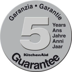 Kitchenaid 5KSM7580XEOB Schwarz - 6.9l Küchenmaschine -Haushalt Geschäft Logo 5 Jahre