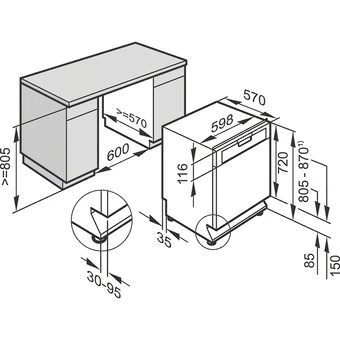 Miele G 5310 SCU Active Plus, Besteckschublade (Brillantweiß) 4 Miele G 5310 SCU Active Plus, Besteckschublade (Brillantweiß) - Image 4