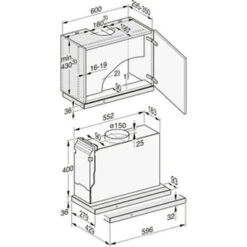 Miele DAS 4630 Obsidianschwarz- (Flachpaneel-Dunstabzugshaube), 60cm 5 Miele DAS 4630 Obsidianschwarz- (Flachpaneel-Dunstabzugshaube), 60cm -Haushalt Geschäft MieleDAS4630 2