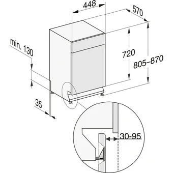 Miele G 5740 SCU SL Brillantweiß- Multiflex Besteckschublade, Geschirrspüler 45cm 5 Miele G 5740 SCU SL Brillantweiß- Multiflex Besteckschublade, Geschirrspüler 45cm - Image 5