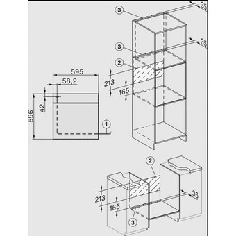 Miele H 2761 B Edelstahl - Versenkknebel, PerfectClean, FlexiClip-Vollauszug 3 Miele H 2761 B Edelstahl - Versenkknebel, PerfectClean, FlexiClip-Vollauszug - Image 3