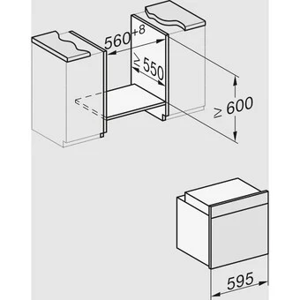 Miele H 2761 B Edelstahl - Versenkknebel, PerfectClean, FlexiClip-Vollauszug 5 Miele H 2761 B Edelstahl - Versenkknebel, PerfectClean, FlexiClip-Vollauszug - Image 5