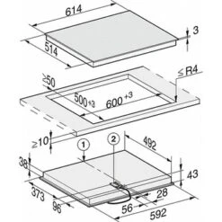 Miele KM 6521 FR (60cm Herdunabhängiges Elektrokochfeld, Aufliegend) 5 Miele KM 6521 FR (60cm Herdunabhängiges Elektrokochfeld, Aufliegend) -Haushalt Geschäft MieleKM6521FR 2
