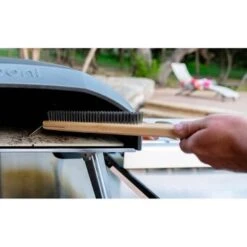 Ooni Pizzaofen-Bürste - 2 In 1 Bürste Und Schaber 7 Ooni Pizzaofen-Bürste - 2 In 1 Bürste Und Schaber -Haushalt Geschäft OoniPizzaofenbuerste 2