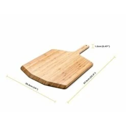 Ooni Pizzaschieber Und Servierbrett Aus Bambus, 35cm (14") -Haushalt Geschäft OoniPizzaschieber35cmBambus 3