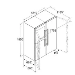 Liebherr SBSes 8496 (SWTNes4285+SKBes4380) - PremiumPlus, BioFresh, NoFrost 13 Liebherr SBSes 8496 (SWTNes4285+SKBes4380) - PremiumPlus, BioFresh, NoFrost -Haushalt Geschäft SBSes8486 EBGZ