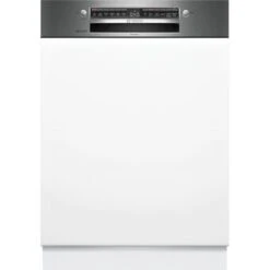 Bosch SMI4EBS01D - Teilintegrierter Geschirrspüler, 60 Cm, Edelstahl